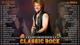 Bon Jovi, Queen, The Beatles, ACDC, CCR, U2🔥Classic Rock Songs 70s 80s 90s Full Album