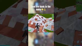 Sent bro back to the lobby😱😵‍💫😳 #fortnite #fortniteshorts #viral