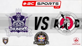 FoundersCup - GM7 - Akwesasne Thunder [ON] vs Onondaga Redhawks [FN] - August 16, 2023