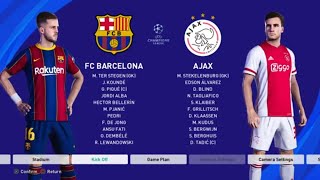 [  AJAX  VS  BARCELONA ] CHAMPION LEAGUE GROUP STAGTE \ gameplay/