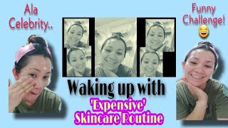 My Expensive-Celebrity like Morning Skincare Routine || Funny Video Challenge || The DG's Life