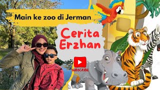 Erzhan main ke Zoo di Jerman