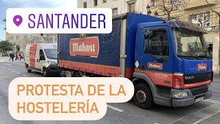 Protesta de la Hostelería en Santander (Cantabria)