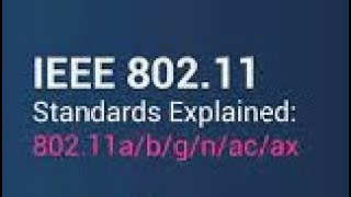 IEEE 802.11 Standards