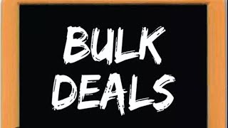 Bulk Deals in stock market today #stockmarket #sharebazar