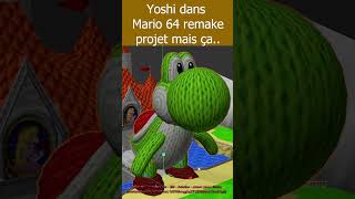 Yoshi dans  Mario 64 remake projet mais ça