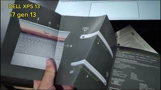 UNBOXING Dell XPS 13 Core i7 gen 13 / 16GB RAM DDR5 / 1TB SSD / Iris Xe graphics #dellxps9530