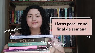 LIVROS CURTINHOS PARA LER NO FINAL DE SEMANA | Duda Books