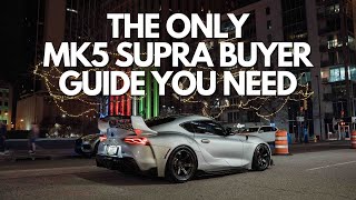 The MOST Comprehensive MK5 Supra Buyer Guide - Modified or Stock