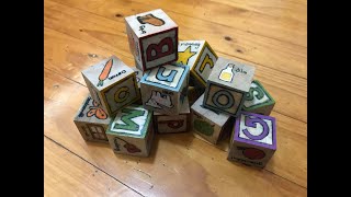 Blocaichean an t-aibidil / Alphabet blocks