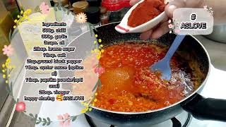 Chilli Garlic Sauce #My very own recipe....try na #aslove