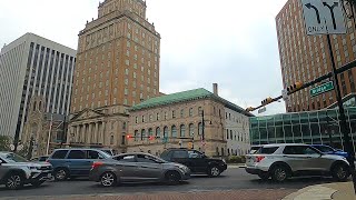 Driving thru parts of Harrison and Newark to Bloomfield, in New Jersey, USA