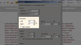 Quick Tip: Indenting Paragraphs in Microsoft Word