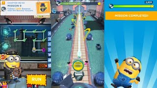 Minion Rush Chapter 38 Mission 9 Collecting 2920 Bananas with the Banana Vacuum Prison Run#682