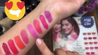 Oncolour lipstick 💄💅|| beautiful shades|| Oriflame Pakistan