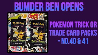 Opening 2 Pokemon Trick Or Trade Card Packs *No.40 & 41*