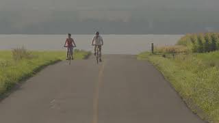 Cycling on Ile d'Orleans