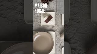 We announce our participation in the Maison&Objet Fair in Paris this January.🎉