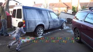 karcher k4 2021 washing my escort rs turbo van