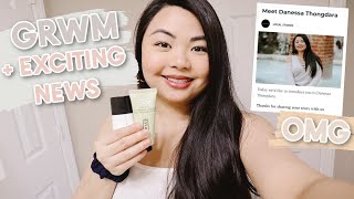 my makeup routine + exciting news