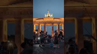 Bubbles at Barandenburger Tor in Berlin