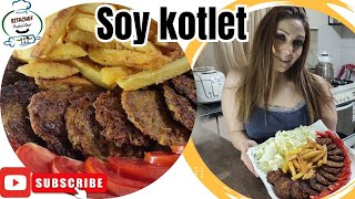 easy kotlet with soy homemade healthy recipe| tutorial bitachef