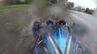 RC Buggy MJX hypergo fun run in the rain