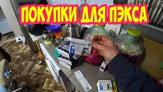 Покупки для Пэкса и для Светы