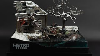 Metro Exodus diorama - Dark Waters of Volga