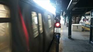 NYC Subway: R160 Alstom (J) Train Departing Broadway Junction!!!!