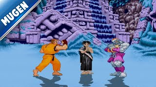 Dan vs Dhalsim【MUGEN ULTRA FIGHT】 4K 60ᶠᵖˢ