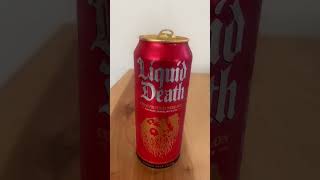 Liquid Death Convicted Melon Flavor #shorts #youtubeshorts #tastetest #liquiddeath #rating