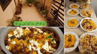 Kis Khushi me Itna Sara khana banaya / rabi ul awal special vlog | Khanam's Kitchen