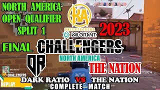 Dark Ratio vs The Nation - Challengers NA Open Qualifier Split 1 - Lower Bracket Final 02- Day 5