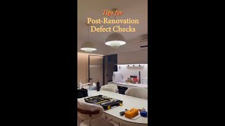 You Must Do This HDB Post Reno Defects Check