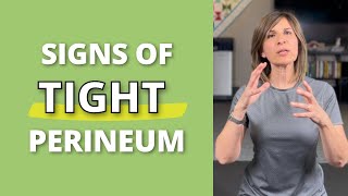 What Are the Signs of A Tight Perineum? #tightpelvicfloor #pelvicfloorstretch #pelvicpain