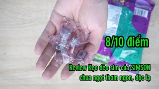 Review Kẹo dẻo sim tím SIMSƠN chua ngọt thơm ngon, đặc sản Phú Quốc