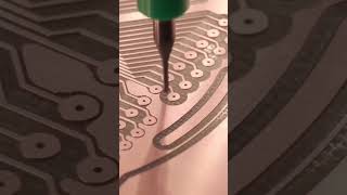 PCB Board Making || PCB track Cutting