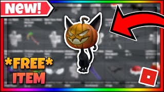 (🎃FREE!) HOW TO GET THE "PUMPKIN BLACK CAT SHOULDER PAL" FREE ITEM | ROBLOX