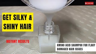 Hair repair Shampoo recipe for frizz free silky hair/How to make shampoo for silky shiny hair