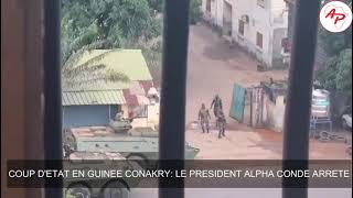 Coup d'Etat en Guinée Conakry, le président Alpha Condé arrêté