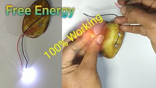 Free Energy / potato charger / Experiment / Research / mobile charger