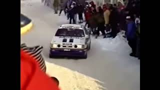 Sierra cosworth en nieve