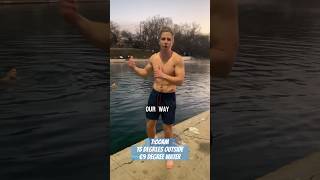 Barton Springs Arctic Plunge during the Texas Polar Vortex