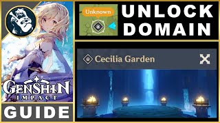 Genshin Impact Cecilia Garden Unlock | Domain Puzzle Guide