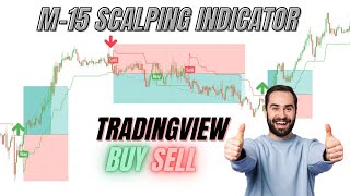 M-15 Tradingview Scalping Strategy | Tradingview Buy Sell Signal Scalping Indicator | M-15 Scalping