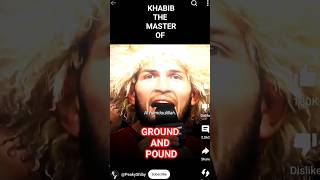 KHABIB THE MASTER OF GROUND AND POUND #shorts #short #uk #usa #viral #ufc #khabibnurmagomedov #india