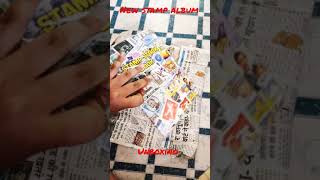 unboxing new stamp album| Momo Brothers #stampalbum #stampcollection #stamp #philately #momobrothers