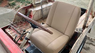 PART 1 JEEP CJ5 SEAT FRAME BUILD | Aluminum Willys Seat Frames