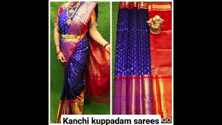 Kanchi kuppadam pletu border sarees rs 5699+$